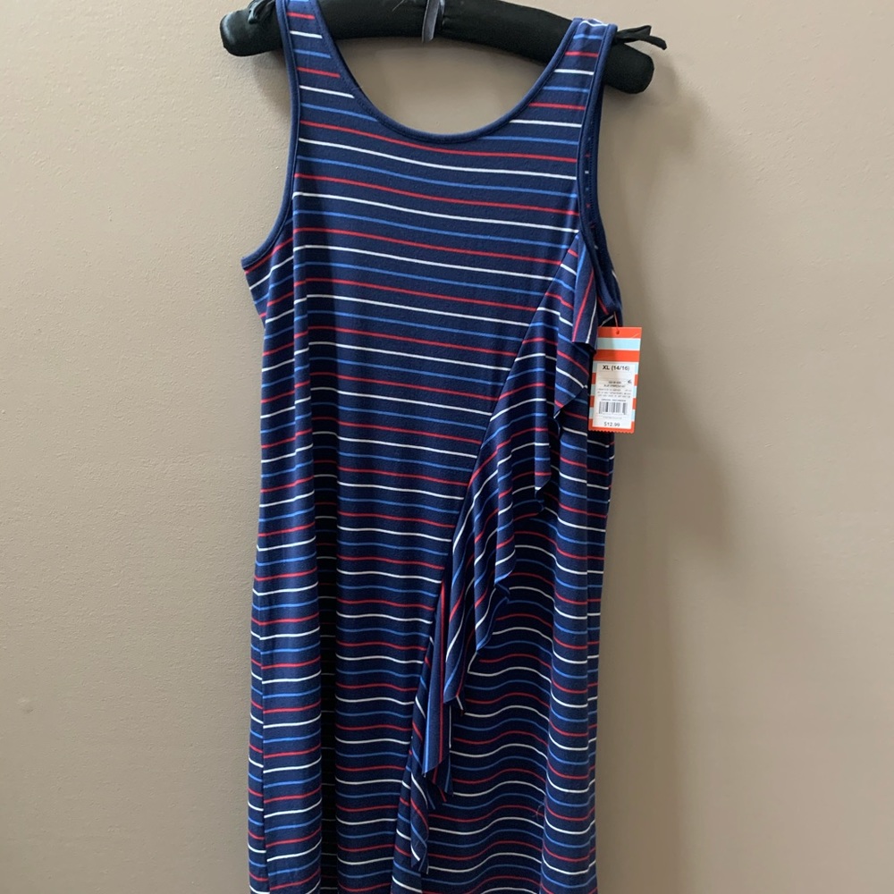 NWT CAT& JACK Red, White, and Blue dress
